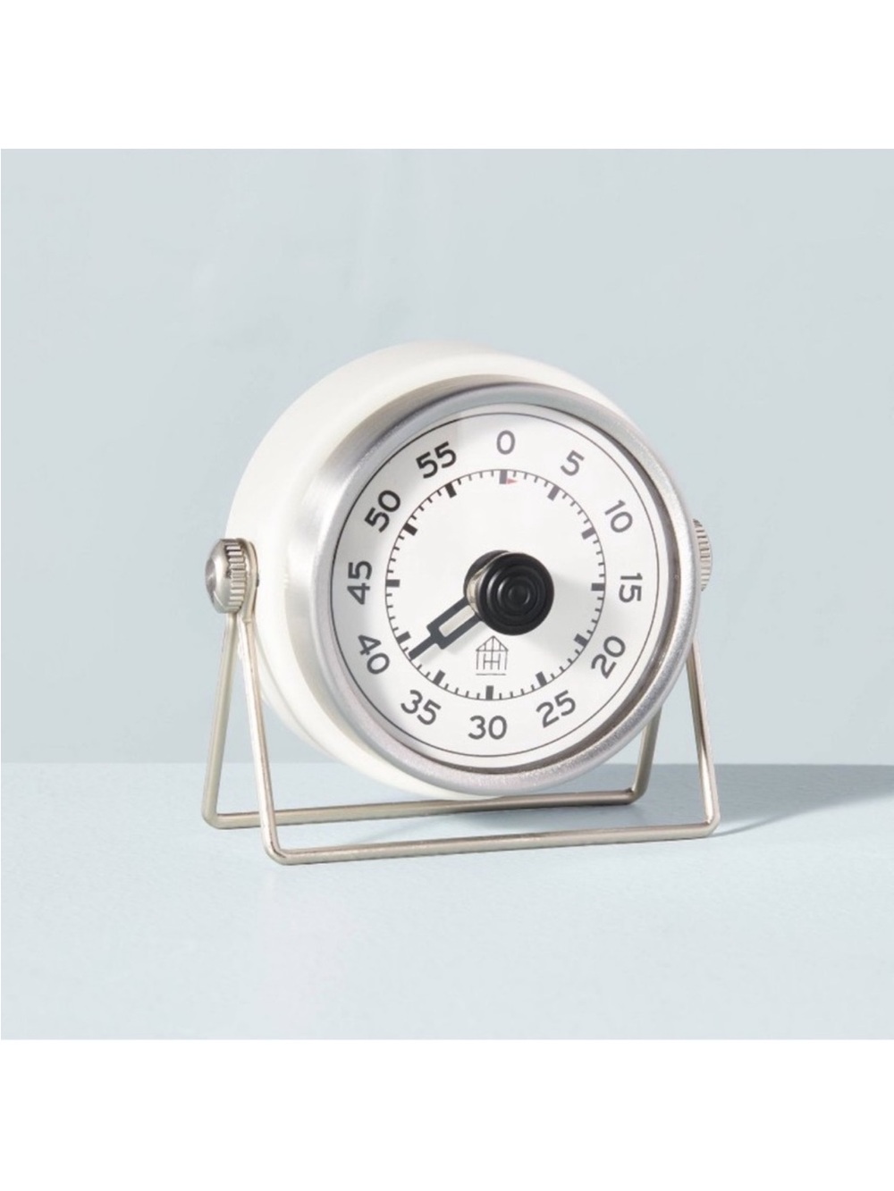 NWT Hearth & Hand with Magnolia Sour Cream Retro Kitchen Silver Timer